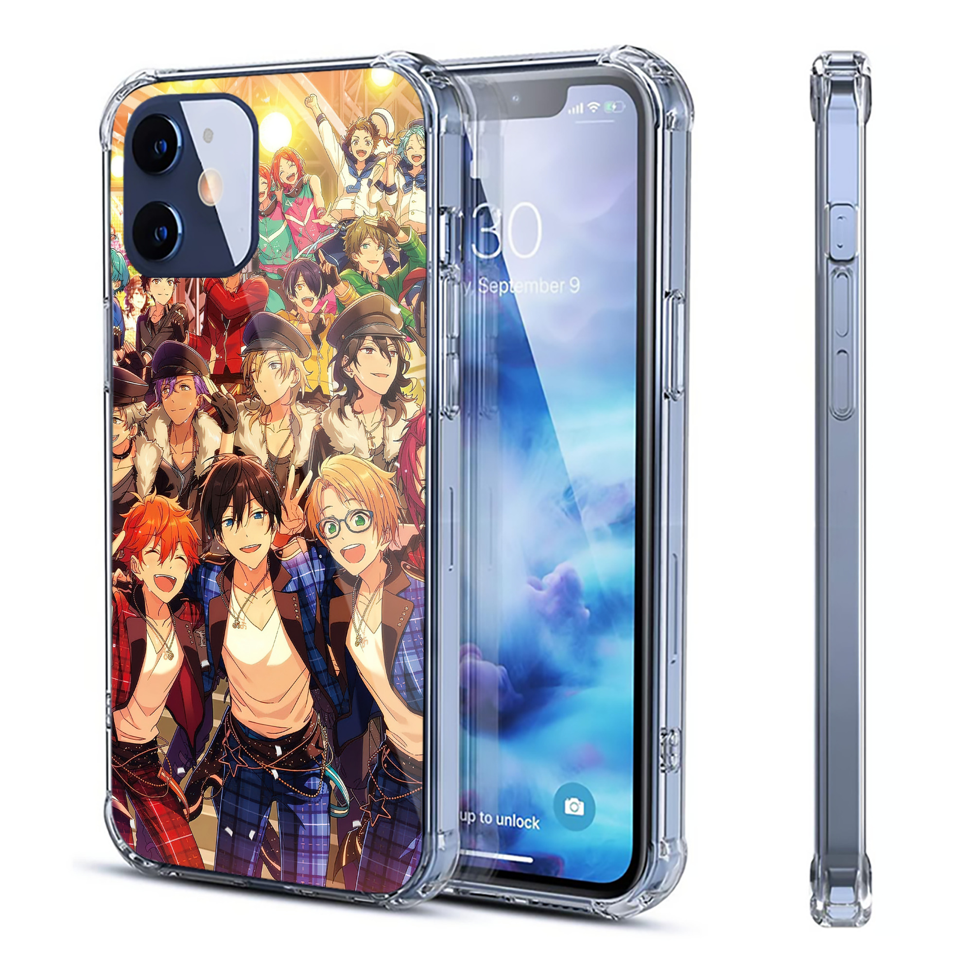 （画像用） あんさんぶるスターズ! Ensemble Stars 【iPhone 12シリーズ対応】透明スマホケース（クリアソフトケース）